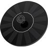 UISEBRT Fontana solare 1,4 W - Pompa solare per laghetto da giardino, bagno per uccelli, stagno, contenitore per pesci d'acqua decorazione (rotondo)