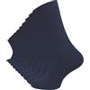 Cotton Prime 10 paia di calzini confortevoli senza elastico in vita e cuciture - 80% cotone - comodi calzini sanitari con elastico confortevole per uomo e donna, Nero , 35-38
