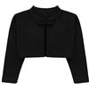 Lilax Maglione a maniche lunghe in maglia, da bambina, con chiusura a fiocco, Nero , 9 mesi