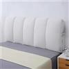 ZCXRYFL Cuscini da Lettura Per Letto Matrimoniale/Singolo Imbottita Copri Testata Letto Velluto Pelle/Legno/Ferro Letto Schienale Cuscino Copertura Testiera Letto Protezione Antipolvere Fodera(80x50cm,Beige)