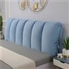 ZCXRYFL Cuscini Testiera Letto Matrimoniale Singolo Una Piazza E Mezza Copri Testata Letto Imbottita, Schienale Letto Grandi Cuscino da Lettura Anti-collisione Copripiumino Lavabile(80x50cm,Blue2)