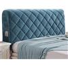 ZCXRYFL Copri Testata Letto Copriletto Per Testata Letto King Queen Matrimoniale Trapuntata Lusso Fodera Per Testiera Letto Copertura Protettiva Per Comodino In Pelle/legno,Blue-HeadboardLength:180cm/70in