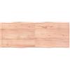 Coavain 160x60x6 cm Piano Tavolo Marrone Chiaro Piano Legno Piano Scrivania Piani per Tavolo Rettangolare Pannello Legno Mobili Arredo Casa Piano Massello in Rovere Non Trattato