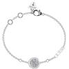 Guess Bracciale Collezione Dreaming Gioiello Realizzato in Acciaio Inossidabile e zirconi Bianchi, di Taglia S. La referenza è JUBB03125JWRHS