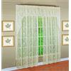 Today's Curtain, Songbird - Pannello in pizzo semitrasparente, 213,4 cm, avorio, 142,2 x 213,4 cm (larghezza x lunghezza)
