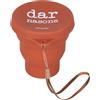 Villa d'Este Home Tivoli 1996 Bicchiere pieghevole con coperchio 200 ml, in silicone, ruggine con scritta, S.P.Q.eRe