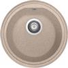 Plados PRONTA CONSEGNA - SPEDIZIONE IMMEDIATA Plados PL4351-94 Lavello tondo 1 vasca diametro 44 cm Avena Serie Atlantic UG 94 - MICROULTRAGRANIT