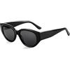 ZENOTTIC Occhiali Da Sole Polarizzati Per Donne Alla Moda: Occhiali Da Sole Classici Con Montatura Cat-Eye - Occhiali Retro Carini Con Protezione UV400 Nero
