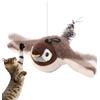 Generico Gioco Gatto Uccellino Che Vola, Giocattolo Interattivo Per Gatti Che Cinguetta, Giocattolo Per Gatti Volante Ricaricabile Tramite USB, Giocattolo Interattivo Per Gatti Per Animali Domestici