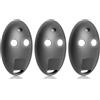 Puiseno Telecomando Cancello, Telecomando porta garage, 3 pezzi Telecomando Telecomando BFT MT2- MT2 M 2 canali 433 MHz Rolling Code per cancelli automatici