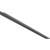 Aquabad profilo inclinato Clive in acciaio inox per doccia walk-in in nero opaco 160 cm, versione destra, altezza bordo 14 mm