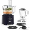 Moulinex Robot da cucina multifunzione Moulinex Easy Force, 800 W, 25 funzioni, 2 velocità + Pulse, 6 accessori di cui 1 frullatore incluso, Compact FP247810, Blu notte