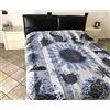 Seamar Copritutto Copridivano Grande Papeete 100% cotone Copriletto 200x230cm Telo Mare (Grigio)