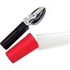 AUSONIA - 27045 Set Posate da Campeggio Inox 5 Usi con con contenitori- Bicchieri in plastica