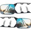 Riloer 2 x Specchietto auto, Rimorchio auto, Accessori per camper, compatibile con caravan