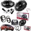 Generico Kit 6 Casse Altoparlanti Pioneer TSG170C+TSG1320F per Fiat Bravo II dal 2007 Anteriori e Posteriori Set 2 woofer + 2 tweeter +2 coassiali 13cm +2Cp Anelli Adattatori +Connettori (NO Plug and Play)