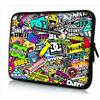 Funky Planet Borsa Porta PC in Neoprene da 10-10,2 Pollici - Custodia Portatile Impermeabile - Cover PC Protettiva - Borsa Laptop Elegante - Porta Computer con Design Moderno e Protezione Superiore