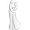 Ideen mit Herz Sposa e Sposo, statuina decorativa per coppia di sposi, 2 pezzi, in ceramica, regalo di nozze, altezza 20,9 cm