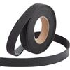 GORGECRAFT 2m*12.5mm*1.7mm Strisce di Finta Pelle Fiore Cinturino in Pelle Nera Cavo di Cuoio Piatto Fili Corda per Artigianato Fai-da-Te Cintura per Chitarra Bracciale Creazione di Gioielli Utensili