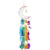 Plipdhy Acchiappasogni Plipdhy, Decorazione con Piume Acchiappasogni Fatti a Mano, per Parete o Finestra, Multicolore, Taglia Unica