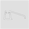 HSK ricambio profilo idrorepellente per spessore del vetro 8 mm, E100058-8-1, Universal [Box Doccia > Accessori per Cabine Doccia]