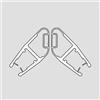 HSK profilo magnetico SET 45° per vetro di 6 mm, E100055-90-6Alu, Universal cromo [Box Doccia > Accessori per Cabine Doccia]