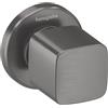 hansgrohe Metris rubinetto d'arresto da incasso, 31677340, Metris nero cromato spazzolato [Rubinetteria Bagno > Rubinetteria Doccia]