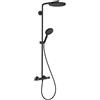 hansgrohe Raindance S colonna doccia con termostatico, 28823670, Raindance S nero opaco [Rubinetteria Bagno > Colonne Doccia]