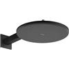 hansgrohe Raindance Alive S soffione doccia, 2 tipi di getto, 24541670, Raindance Alive S nero opaco [Rubinetteria Bagno > Soffioni Doccia]