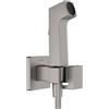 hansgrohe Bidette rubinetteria bidet, 29233340, Bidette nero cromato spazzolato [Rubinetteria Bagno > Bidet / Set Doccetta WC]