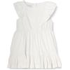Amazon Essentials Abito in Tessuto con Volant Bambine e ragazze, Bianco, 9 anni