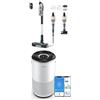LEVOIT LVAC300 Aspirapolvere Senza fili con Mini Turbo Spazzola + Purificatore d'Aria per Grande Camera