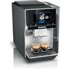 SIEMENS Macchina da caffè EQ700 Classic TP715E17, controllo app, Cold Brew, display full touch, fino a 10 individ. Creazioni di caffè preferite, pulizia automatica a vapore, 1500 W, acciaio inox
