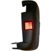 AUTOFORNITURE ITALIA Paraurti Cantonale Paraurti Posteriore Destro Nero Con Catadiottro Compatibile Con DUCATO JUMPER BOXER 2002>2006