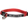 Flamingo Gatto Collare Jaggo Rosso 20-34cm 10mm