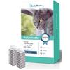 BarkyMeow Rete da Balcone per Gatti, Rete per Gatti per Balcone Senza Trapano, Cancelletto per Gatti, Rete di Protezione per Gatti per Finestre, Terrazze, Porte, Lucernari (6x3m Trasparente)