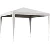 AND HOME Gazebo 3x3 m - MONTAGGIO FACILE - da Giardino con Copertura Anti-UV 100%, Gazebo 3x3 Pieghevole Impermeabile e Portatile, Ideale Per Feste, Barbecue, Mercatini e Eventi - Struttura Acciaio, Bianco