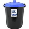 COSE DA CASA Secchio contenitore pattumiera raccolta differenziata carta plastica vetro misto 21lt bidone casa cucina giardino terrazza coperchio a chiusura andirandagismo e odori (BLU)