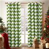 Melodieux Tende oscuranti oscuranti con occhielli per camera da letto, 133 x 213 cm, verde (1 pannello)