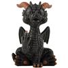 JFSM INC. Statuetta divertente con drago nero che alza il dito medio, decorazione per la casa, regalo di inaugurazione della casa, idee regalo per donne, uomini, amici, idee regalo per nuovi appartamenti,