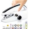 Trywise Macchina da Cucire Mini Portatile | Principianti Friendly, Facile da usare e Velocità Cucitura Rapida, Adatto per Abbigliamento/Tessuto/Tende (Domicile/Viaggi)