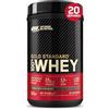 Optimum Nutrition Gold Standard 100% Whey Proteine in polvere per lo Sviluppo e il Recupero Muscolare con Glutammina e Aminoacidi BCAA Naturali, Gusto Doppio Cioccolato, 20 Dosi, 620g
