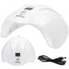BeauClass Lampada UV LED Unghie, Lampada da 48W per Gel e Semipermanente, Led Unghie Professionale, Cavo USB-C (Bianco)