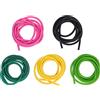 Topyond Confezione da 5 Tubi Elastici in Lattice da 2 M, Elastici per Fionda, Tubi per Catapulta: Verde Ghiaccio, Rosa, Verde Fluorescente, Nero, Giallo