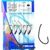 PRO FILSTAR Set di 5 Ami da Pesca N8 con Filo Trecciato 25cm DIA 0,25mm & Girelle da Pesca - Corda Intrecciata - Accessori Pesca - Fishing Hooks Kit - Boilies & Pellet - Carpfishing - Pop Up Carp Rig