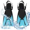 BYZESTY Pinne da snorkeling per adulti, pinne regolabili, pinne da sub, pinne corte per immersioni all'aria aperta, snorkeling, nuoto (misure 34-38)