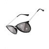 TJUTR Fotocromatici Occhiali Da Sole Da Unisex, Polarizzati Retrò Rotondo Occhiali - Protezione 100% UVA UVB (Nero/Grigio Fotocromatici)