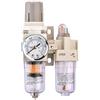 QIUMIN Separatore d'acqua di alta qualità, aria compressa, riduttore di pressione, regolatore di aria compressa per compressore, 1/4 pollici