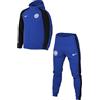 Nike Inter M NSW Ce Trksuithd Wvn HM Gx Tuta Sportiva, Lyon Blue/Black/White, XL Uomo