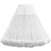FOLOBE Fantasia Gotica Lolita Sottogonna Sottogonna Anni '50 Vintage Tutu Gonna Bianco